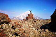 Mt.Ararat (5,137 masl) from Little Ararat Summit (3,925 masl), Turkey